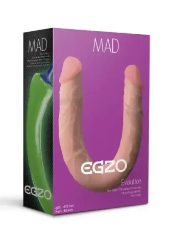 Двосторонній фалоімітатор EGZO CIBERSKIN Sex Aura Київ