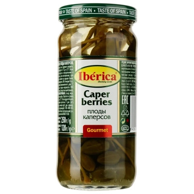 Овочева консервація Iberica Плоди каперсів 250 мл с/б (8436024290226) Вінниця - фото 1
