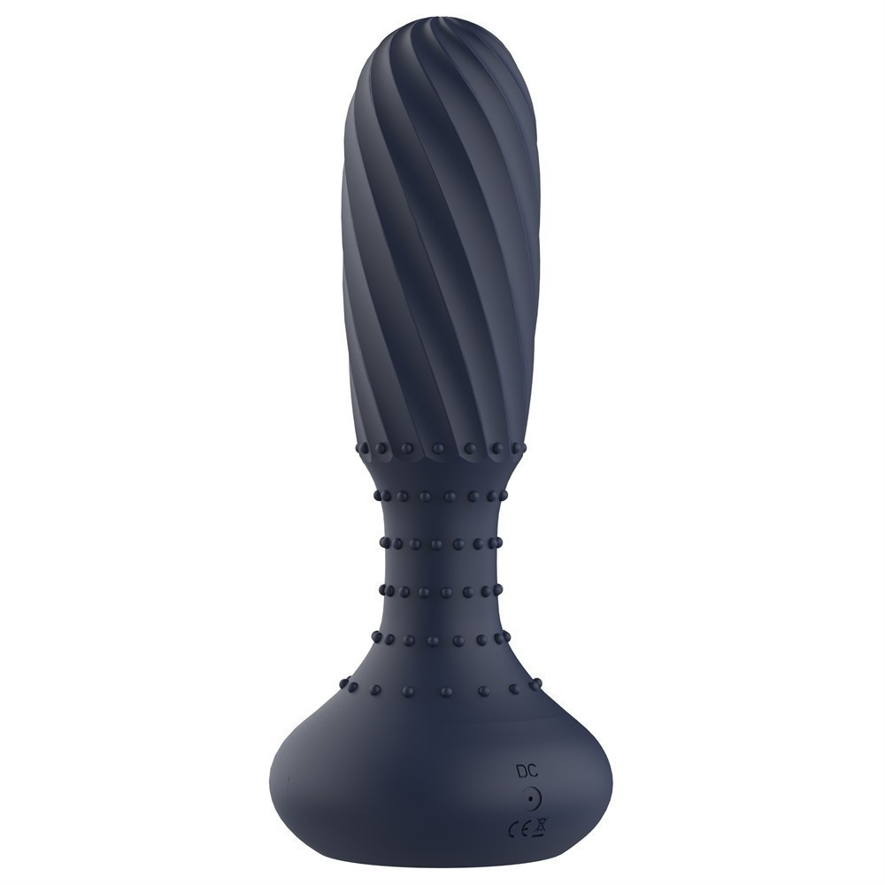 Анальний вібратор з пультом Dream Toys Startroopers Titan з обертовими кульками, синій Sex Aura Київ - фото 5