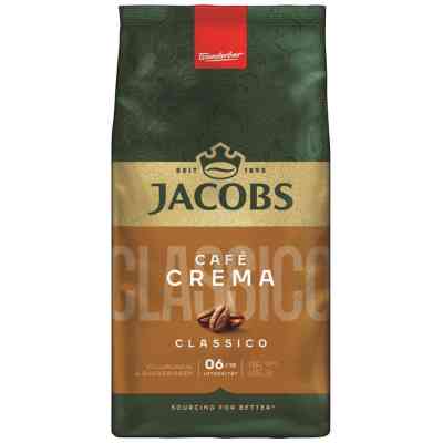 Кофе Jacobs Cafe Crema Classico в зернах 1 кг (8711000539392) Винница