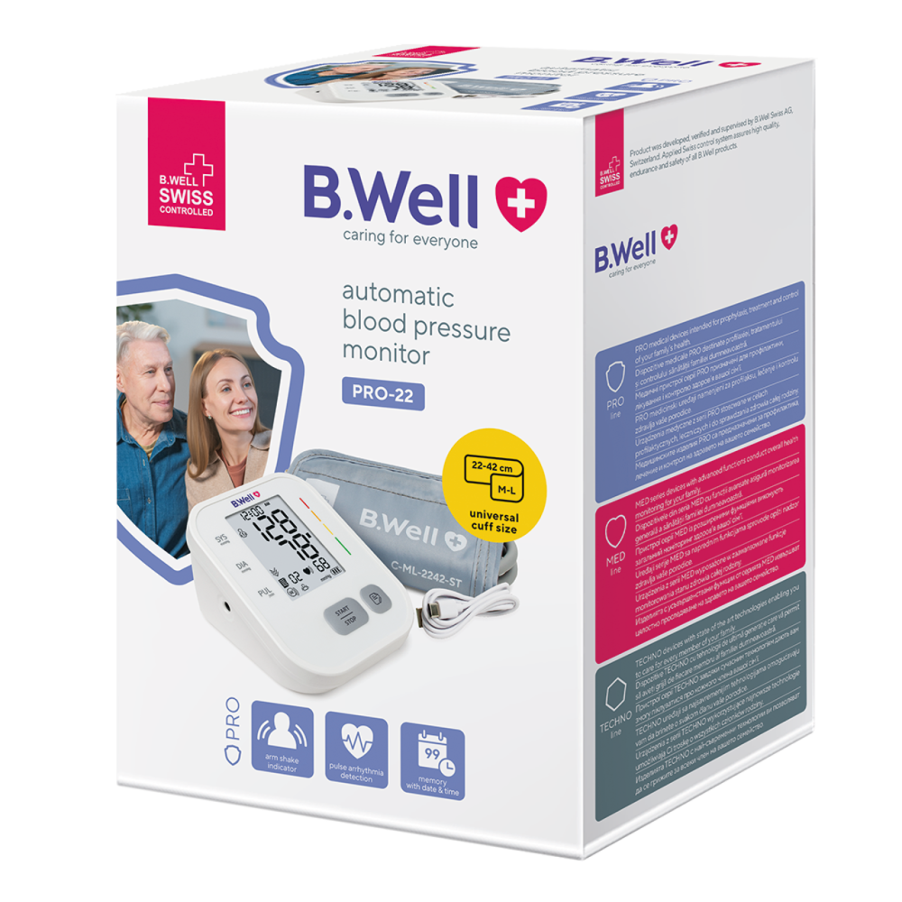 Автоматичний тонометр B.Well PRO-22 Дніпро - фото 4