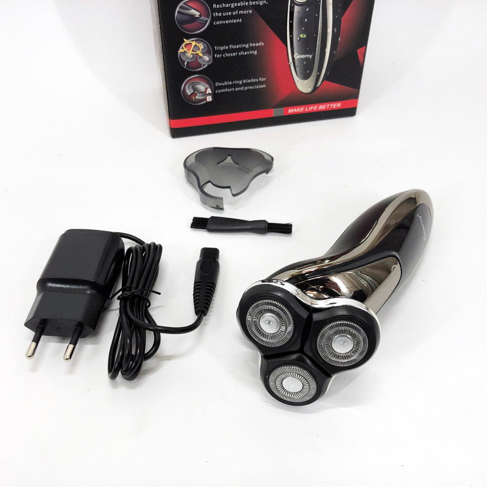 Электрическая бритва для ухода за бородой Gemei GM-7719, Компактная электробритва мужская FH-85 Львов - изображение 9