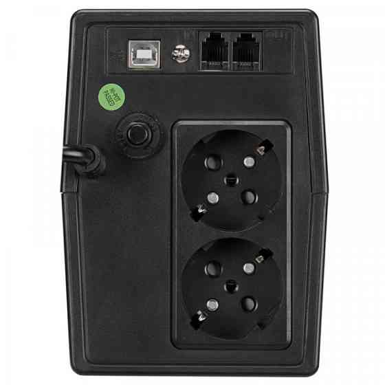 ДБЖ FSP iFP-800, 800ВА/480Вт, USB, LCD, 2хSchuko, AVR, Black (PPF4802000) Київ