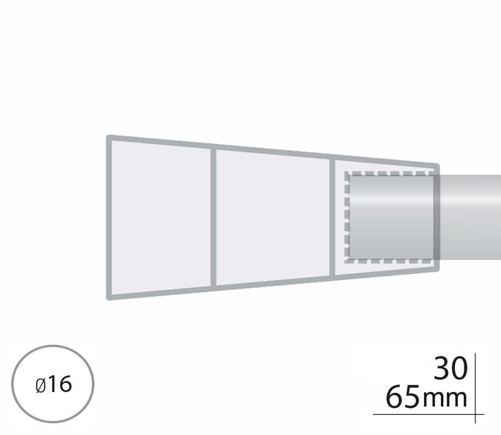 Закінчення для карнизу Orvit ВАЛЕО 16 мм САТИН - ХРОМ Львов - изображение 2