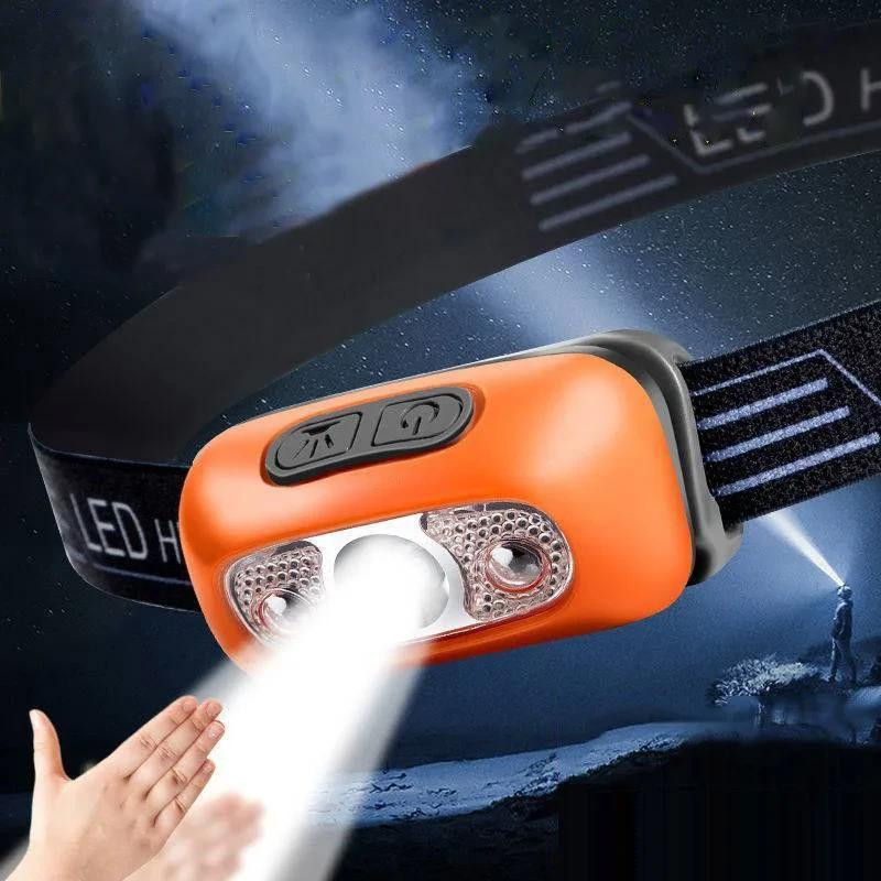 Ліхтарик налобний акумуляторний з датчиком руху Харків - фото 2