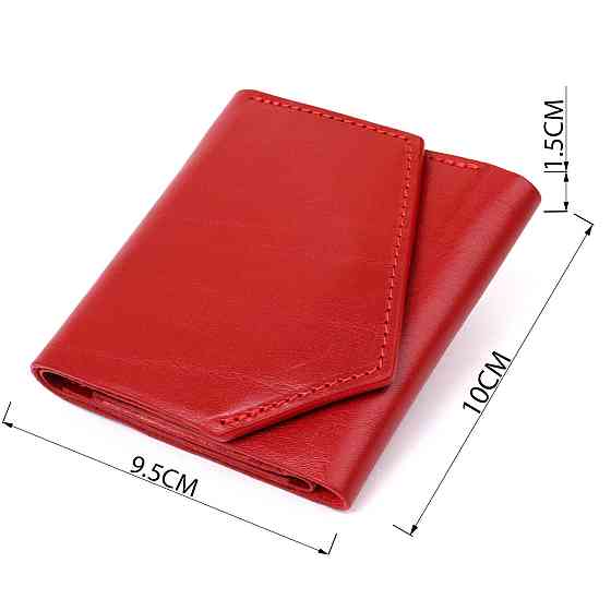 Женский кожаный кошелек GRANDE PELLE 11365 Красный Киев