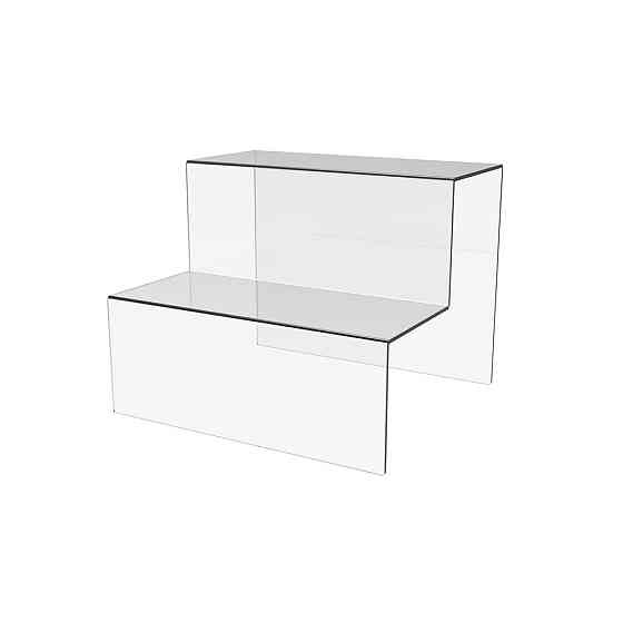 Горка EKOSTAR под товар на 2 ступеньки из акрила 230х200х180 Киев