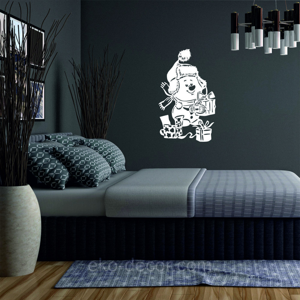 Декоративне настінне Панно «Сніговик», Декор на стену Київ - фото 6