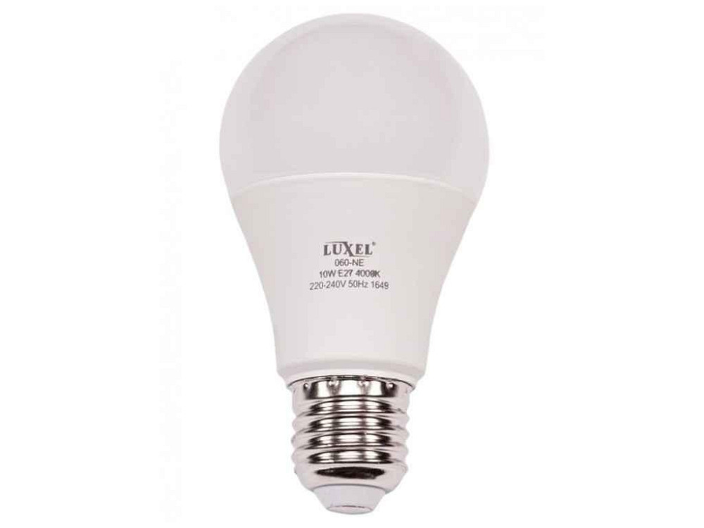 Лампа светодиодная LED А60 (060-HE) E27 10Вт 3000К ТМ LUXEL Solmir Киев - изображение 1