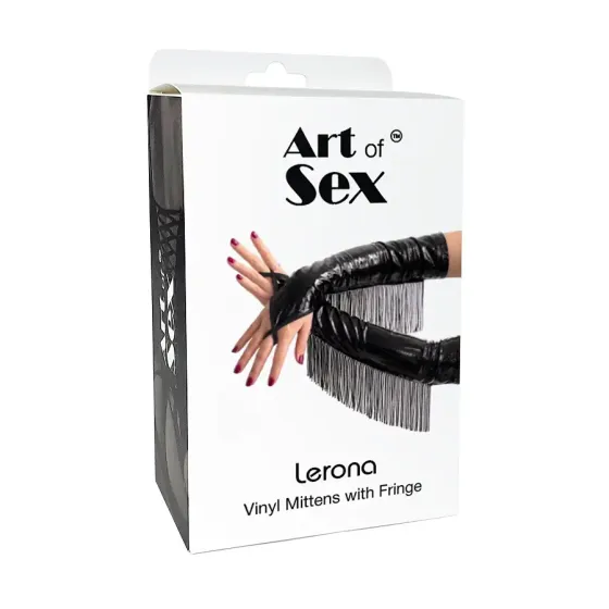Вінілові мітенки Art of Sex - Lerona, розмір S, колір червоний Львів