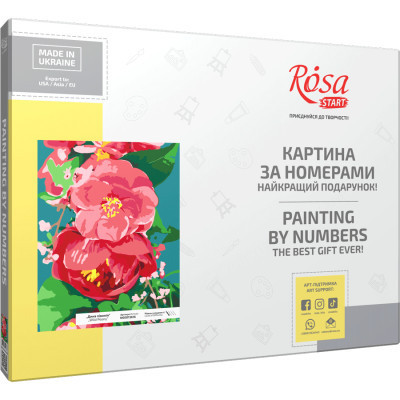 Картина по номерам Rosa Star Дика півонія 35 х 45 см (4823098525288) Вінниця - фото 2
