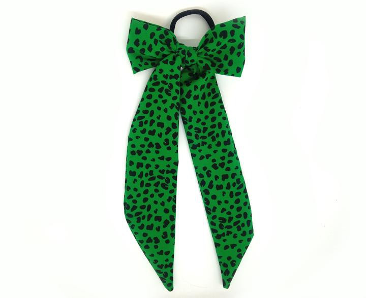 Резинка для волос зеленая леопард Твилли Киев - изображение 1