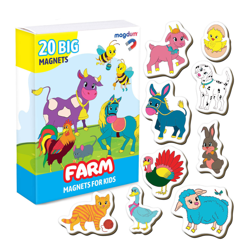 Набір магнітів "Farm" Magdum ML4031-32 EN Вінниця - фото 1