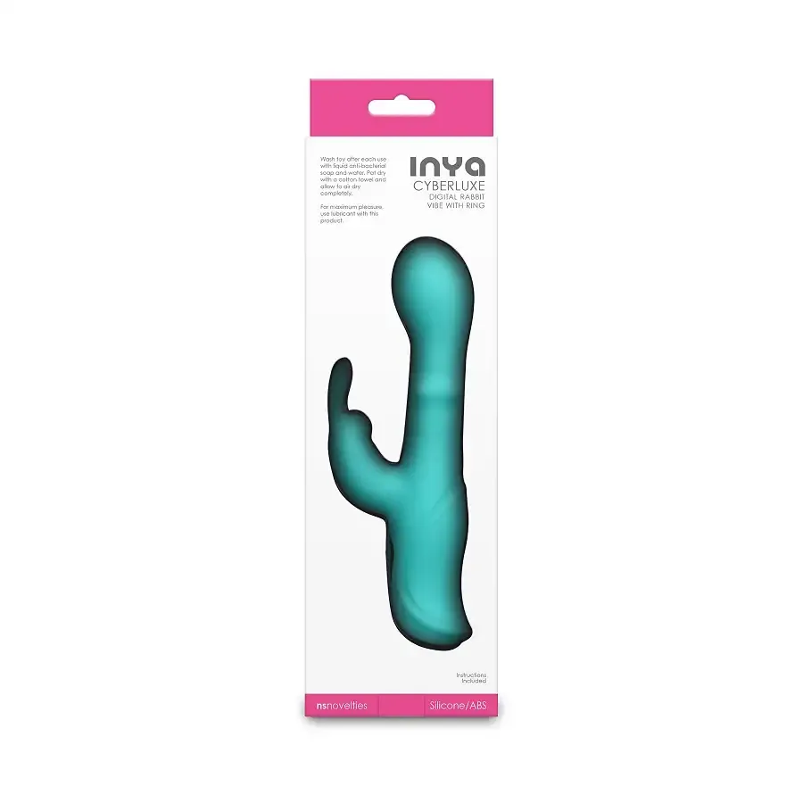 Вібратор-кролик NS Novelties INYA - Cyberluxe - Aqua Львів - фото 4