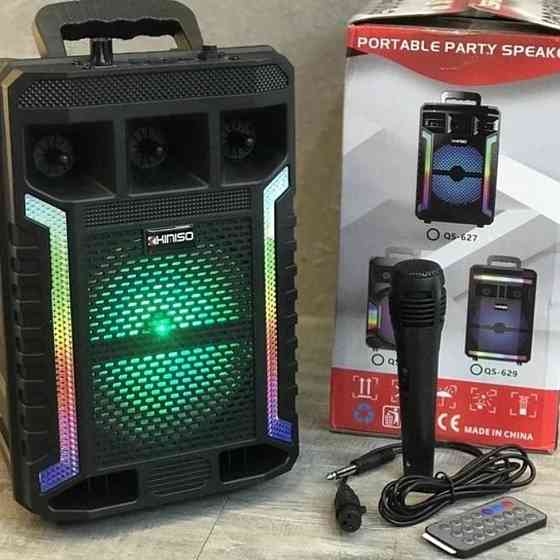 Портативна колонка Kimiso QS-627 на 10 Вт, 1200 мА/год із мікрофоном. Київ