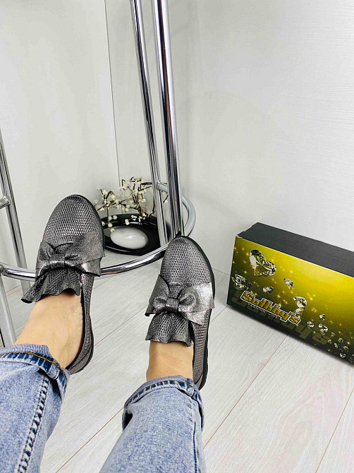 Sothby 's Сліпони жіночі Sothby 's K-378/3 темне-срібло (весна-літо, шкіра натуральна) (3306) л Коломыя - изображение 9