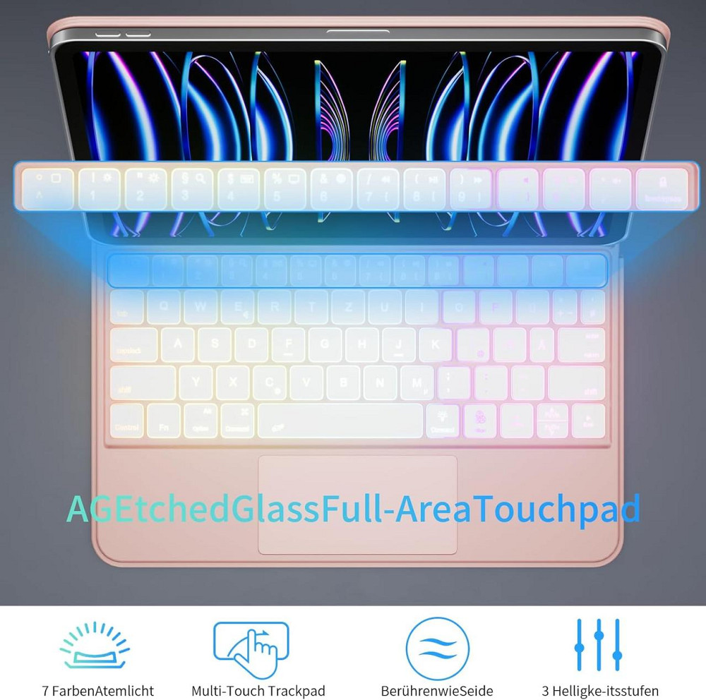 Клавиатурный чехол для iPad 10/11 (A16) 2022/2025 10.9/11