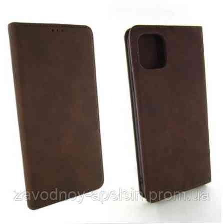 Чехол книжка iPhone 11 Pro Max Premium Case (коричневый) Одесса