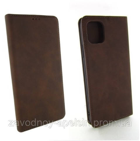 Чехол книжка iPhone 11 Pro Max Premium Case (коричневый) Одесса - изображение 1