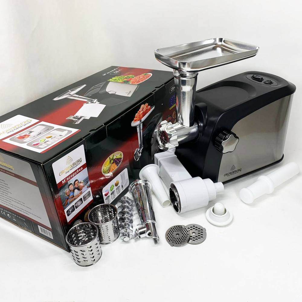 Электрическая мясорубка с насадкой-кеббе, Мощная мясорубка для домашнего использования MC-78 Львов - изображение 6