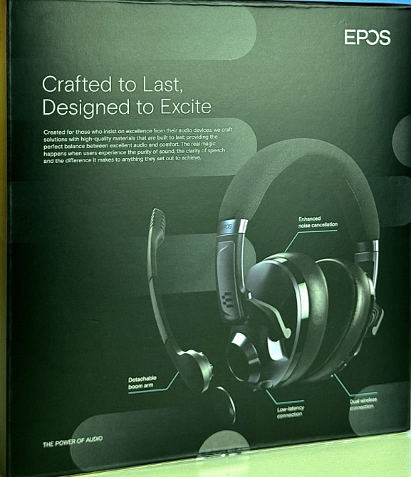 Sennheiser EPOS H3PRO Hybrid Black. New! Харків - фото 7