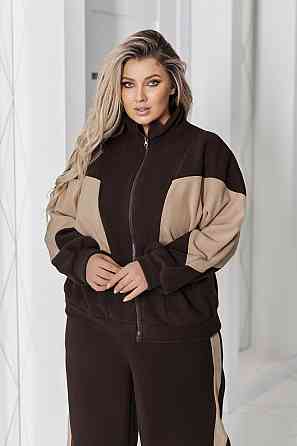 Спортивный флисовый костюм 