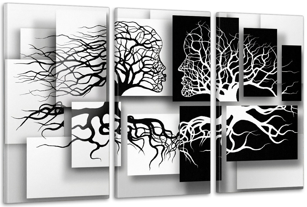 Модульная картина в гостиную / спальню   Люди  ART-003_3A 70х130 см Киев - изображение 1