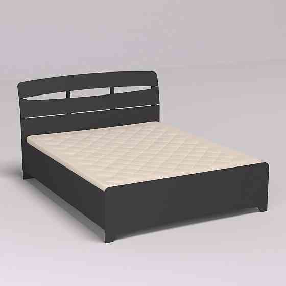 Кровать Дельта двуспальная, Антрацит, 2132х1650х1070 Львов