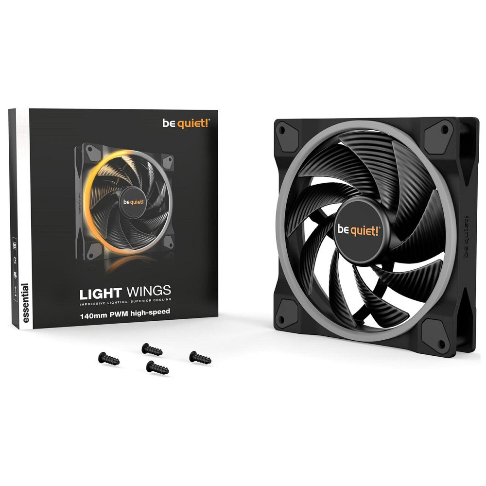 Вентилятор be quiet! Light Wings 140mm PWM High-Speed Black (BL075) ( 28498 ) Харьков - изображение 4