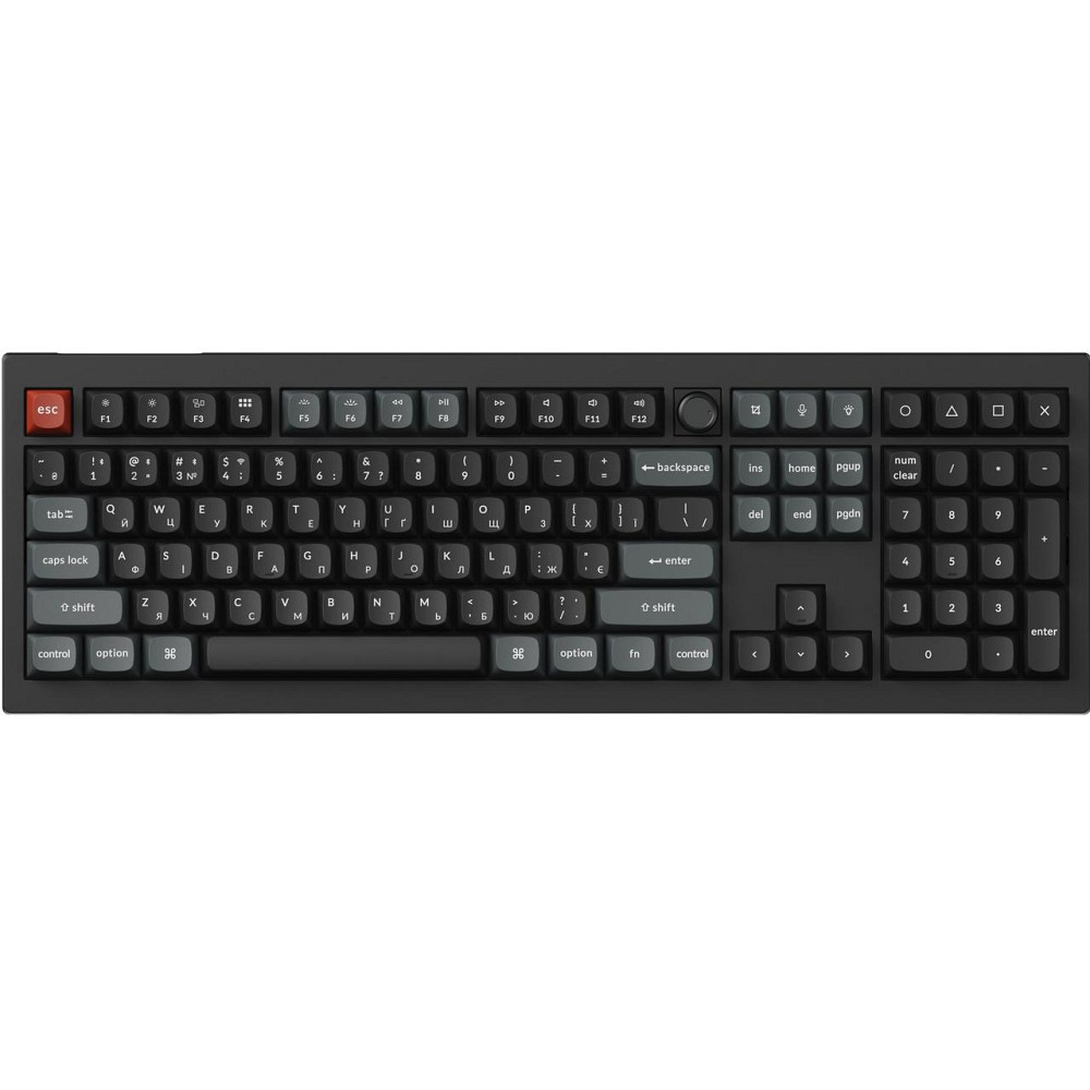 Клавіатура бездротова Keychron V6 Ultra Keychron Red Switch Black RGB (V6U-D1-UA) ( 22189 ) Харьков - изображение 1