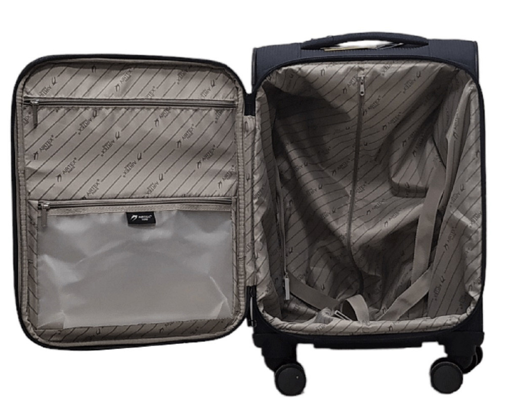 Чемодан тканевый AIRTEX 828 малый 55 см 4 колеса розовый Киев - изображение 5