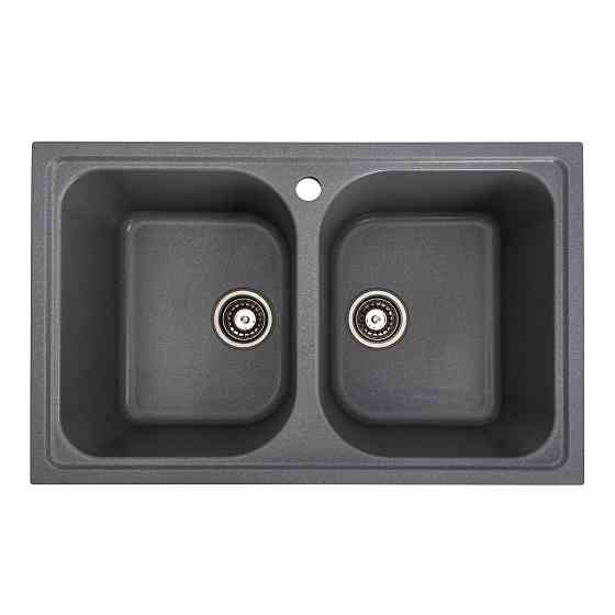 PLATINUM Гранітна мийка для кухні Platinum 7950 Equatoria матовий Сірий мусон Київ