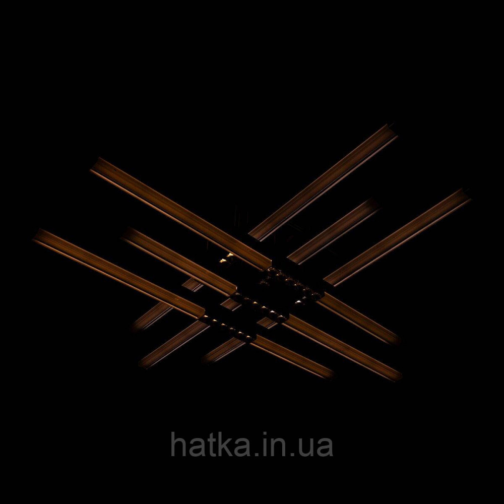 Люстра світлодіодна акрилова Sirius B YH836/6 WT+GD 78W Київ - фото 6