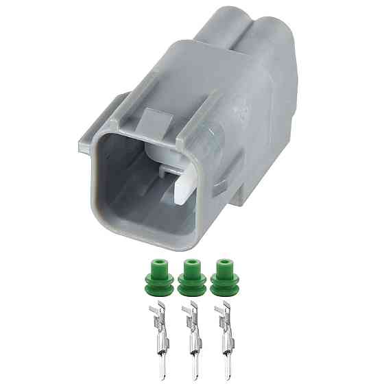 Роз'єм конектор 3-кон., Дат, Кислорода, Моторчик Омивача Лоб, Скла, MG651359, MG651359-4, Hyundai, Kia 40597 Київ