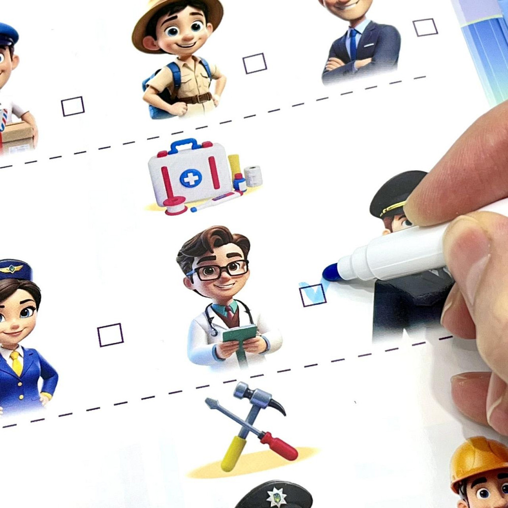 Інтерактивна Книга Віммельбух WToys українська озвучка 19 цікавих тем для навчання (51822) Чернігів - фото 10