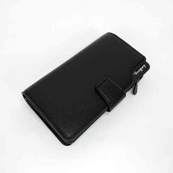 Вместительный кошелек горизонтальный, Кошелек портмоне на подарок мужчине, Кошельки клатчи мужские JI-16 Львов