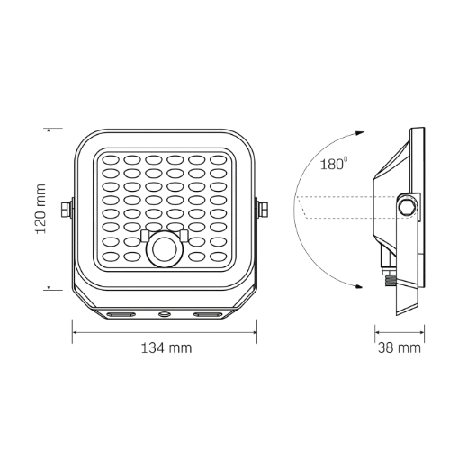 LED Прожектор 5000К 1400Lm автономний VL-FSO4-205-S Videx Житомир