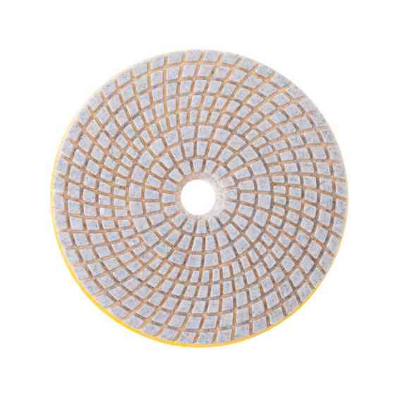 Окружность алмазная шлифовальная, гибкая на липучке 125 мм P80. INTERTOOL BT-0926 Киев