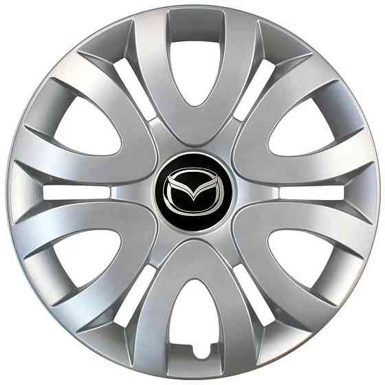Автомобильные модельные колпаки R15 Mazda 330 4шт, SJS, серебряные Киев