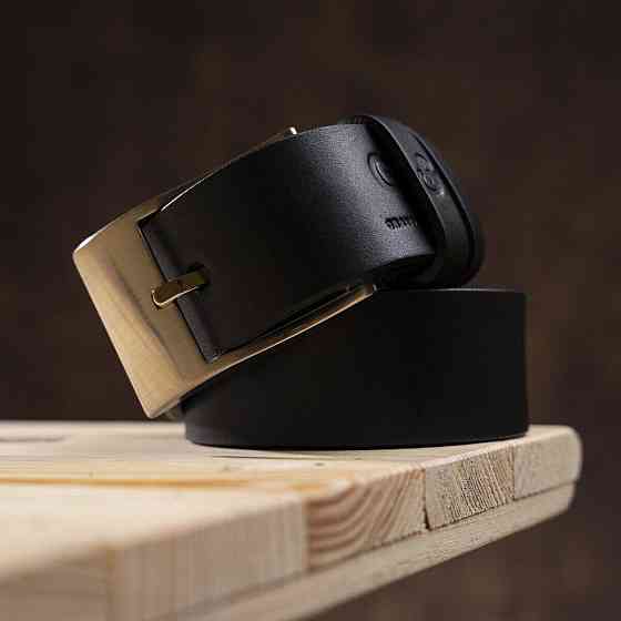 Ремень мужской GRANDE PELLE 11032 Черный Киев