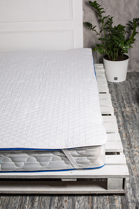 Novita Наматрацник Novita 140х200 см захисний антиалергенний з резинкою по кутах із бязі білий Коломыя - изображение 3