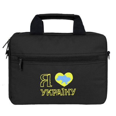 Сумка для ноутбука Porto 12'' PN12 LoveUkraine Black (PN12BK_LoveUkr) Вінниця - фото 1