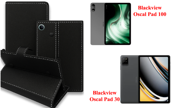Книжка-трансформер для планшета Blackview Oscal Pad 90, колір Black Київ