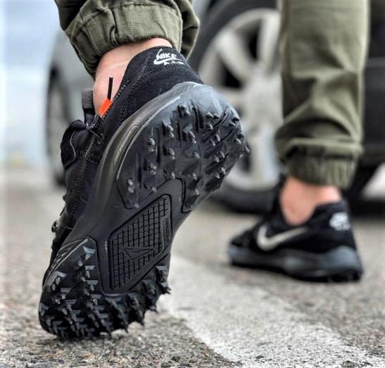 Кросівки Nike Чорні Чоловічі Найк (розміри: 41,42,43,44,45) Відео Огляд Дніпро - фото 5