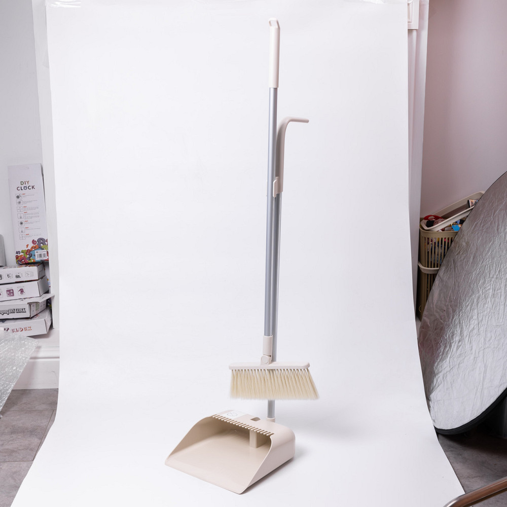 Yiwu Набір віник і совок на довгій ручці для підлоги 25×24×100 см щітка віник для прибирання Бе Коломыя - изображение 1