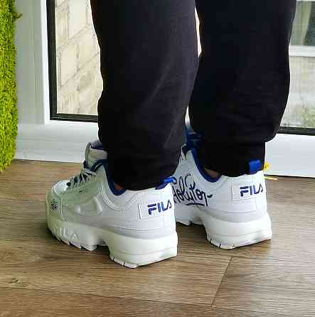 Кросівки FILA Disruptor Білі Жіночі Шкіряні Філа (розміри: 37,38,39,40,41) Відео Огляд Дніпро