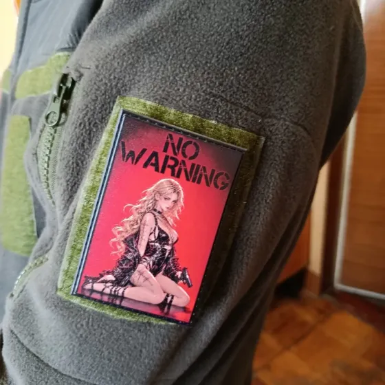 Патч / шеврон No warning Запорожье