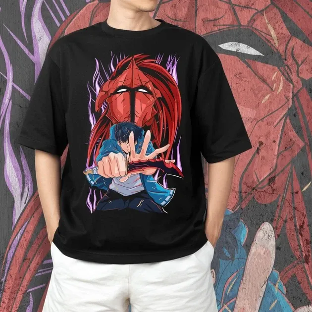 Футболка мужская с принтом Solo Leveling Igris Размер 48 Anime0907 Днепр - изображение 4