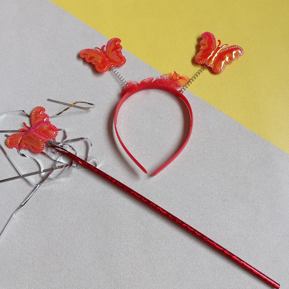 Карнавальний костюм крила метелика тіара, чарівна паличка Київ - фото 4