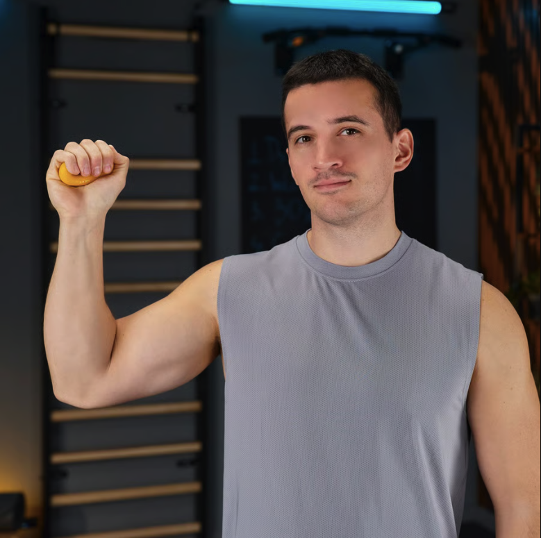 Набор силиконовых эспандеров для рук и пальцев тренировка кистей реабилитация фитнес для развития силы хвата 3 в 1 Trex Sport Киев - изображение 13